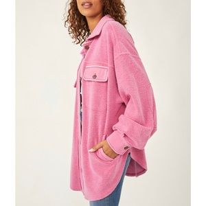 NEW Free People Ruby Jacket - Pink Envy XS
